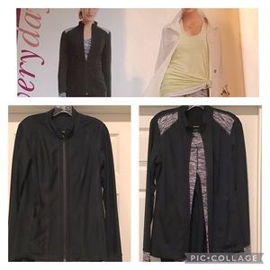 Cabi 2 piece Space Dye Jacket and Capri Leggings